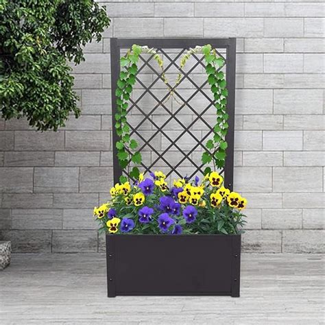 casting for metal plantar box|Pexfix 72 In. X 47 In. Arched Outdoor Metal Trellis With Planter .